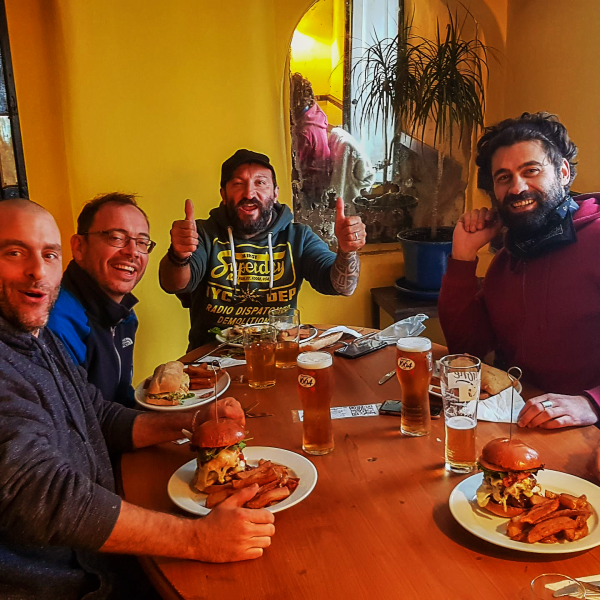 the boys eating new