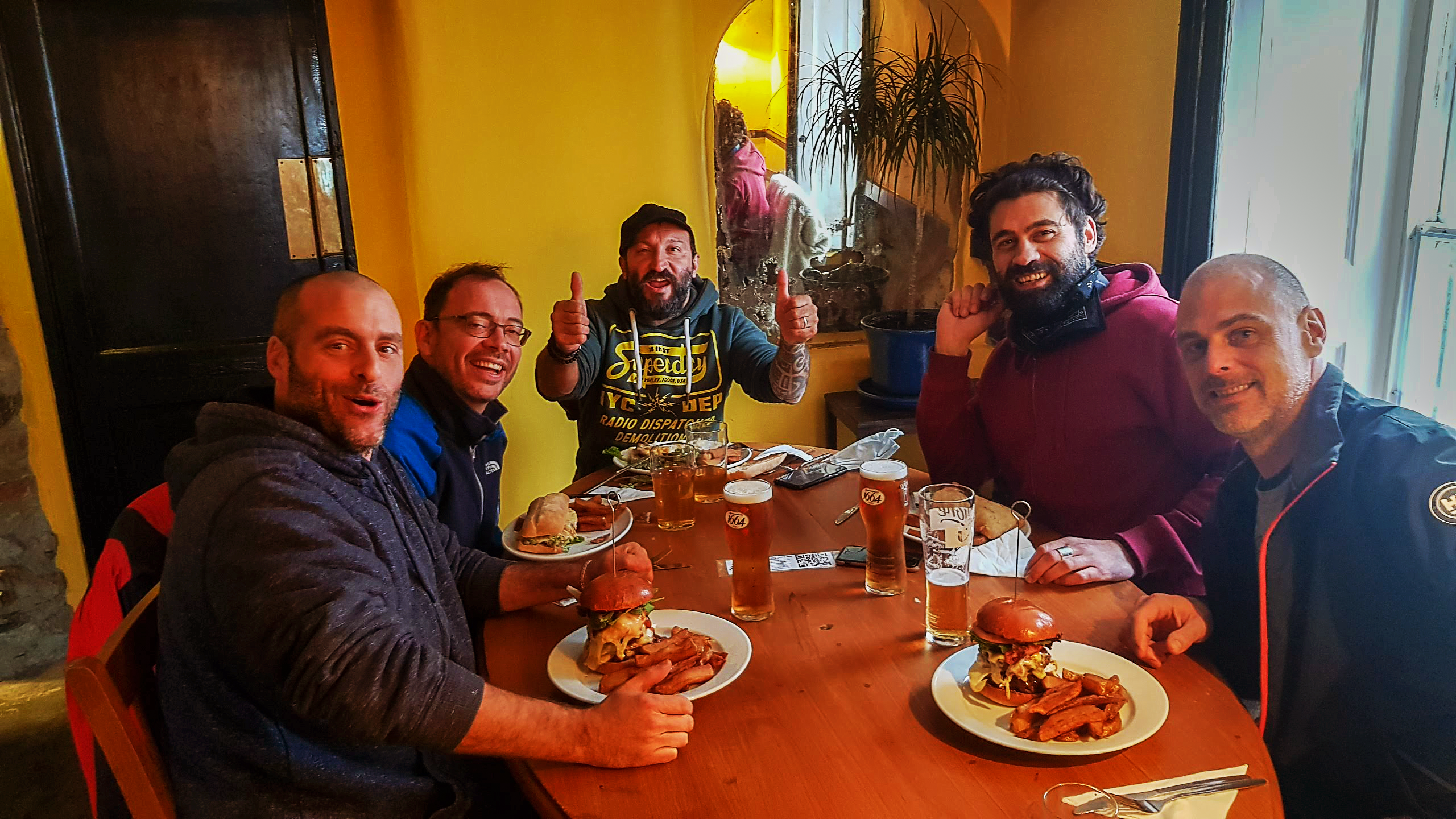 the boys eating new